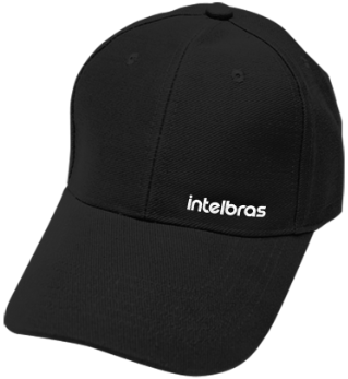 Boné Preto Intelbras