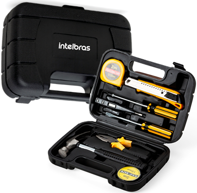 Kit Ferramentas 8 peças Intelbras