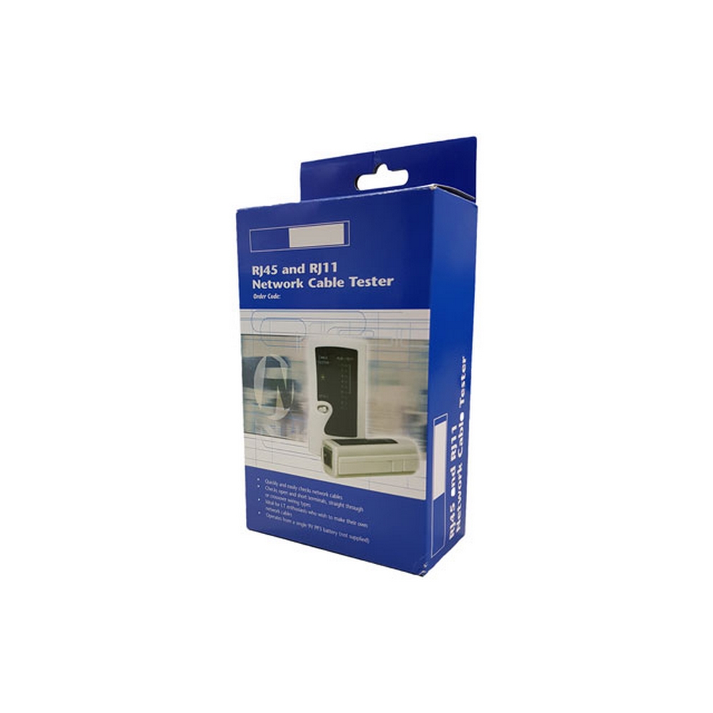 Testador para Cabo de Rede RJ11 RJ45 Seccon SecTool APTCBS468