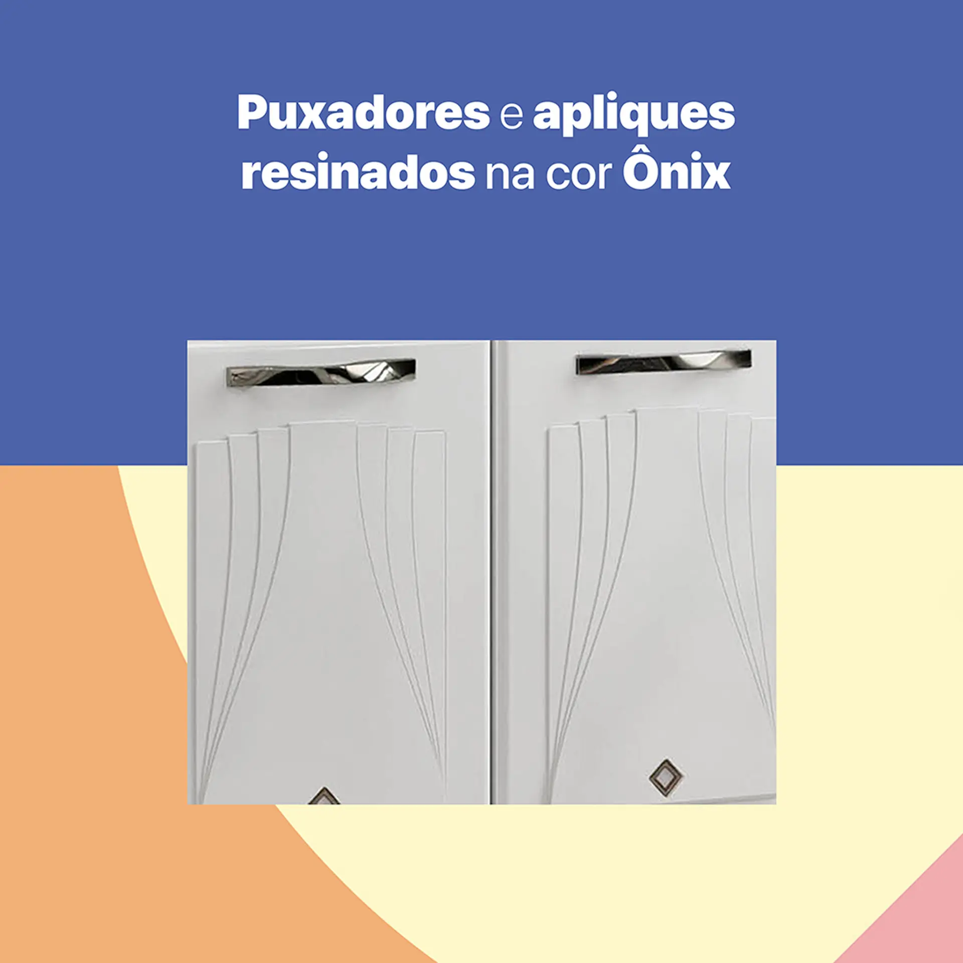 Balcão sem Tampo 3 Portas 4 Gavetas 160cm Star Telasul em Aço - Branco