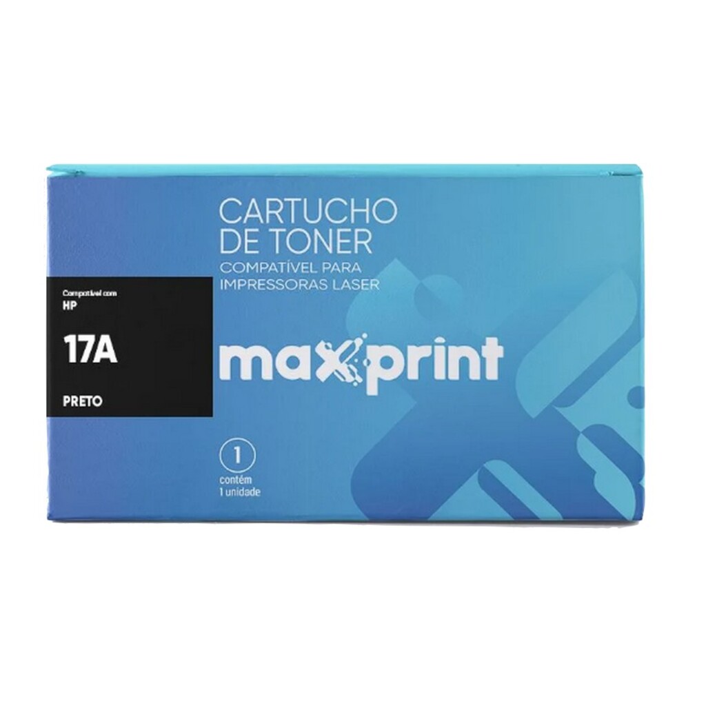 Toner HP P-1085 Preto Maxprint CF217A- M102, M102A, M102W, M130, M130A, M130F,M130FN, M130NW
