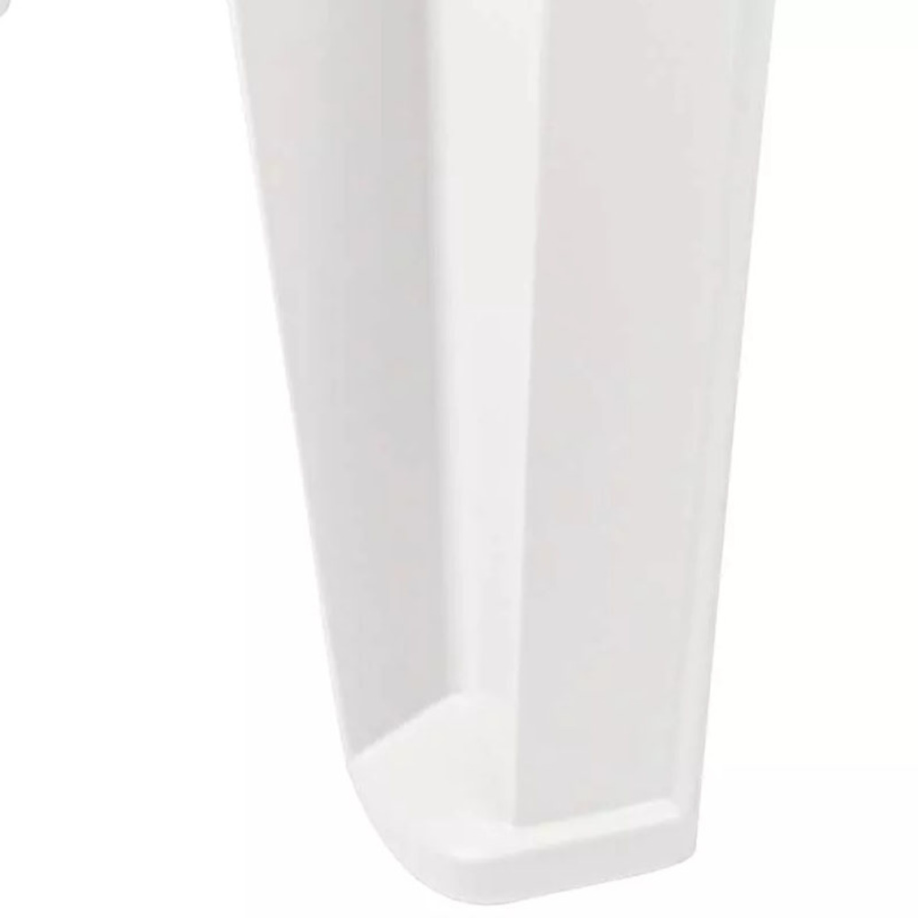 Cadeira Fixa Poltrona Plástico com Braço Branco Bela Vista Mor - 15151101 - Resistente e Suporta Até 182 Kg