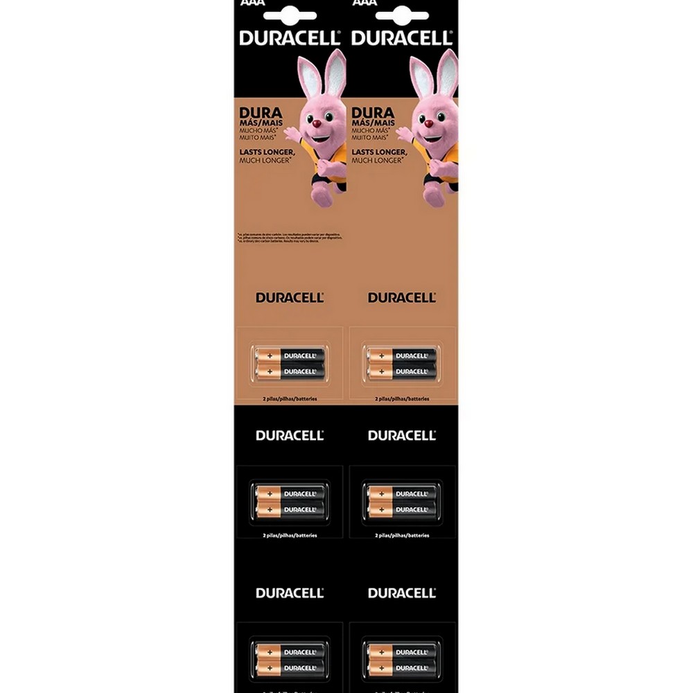 Pilha Alcalina AAA Duracell Blister 12 Pilhas