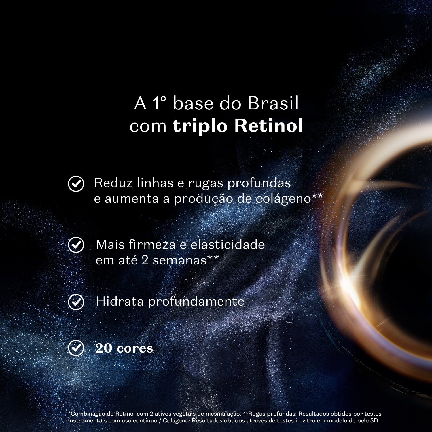 Base Líquida FPS80 Make B. Retinol³ H+ Cor 205N 26g