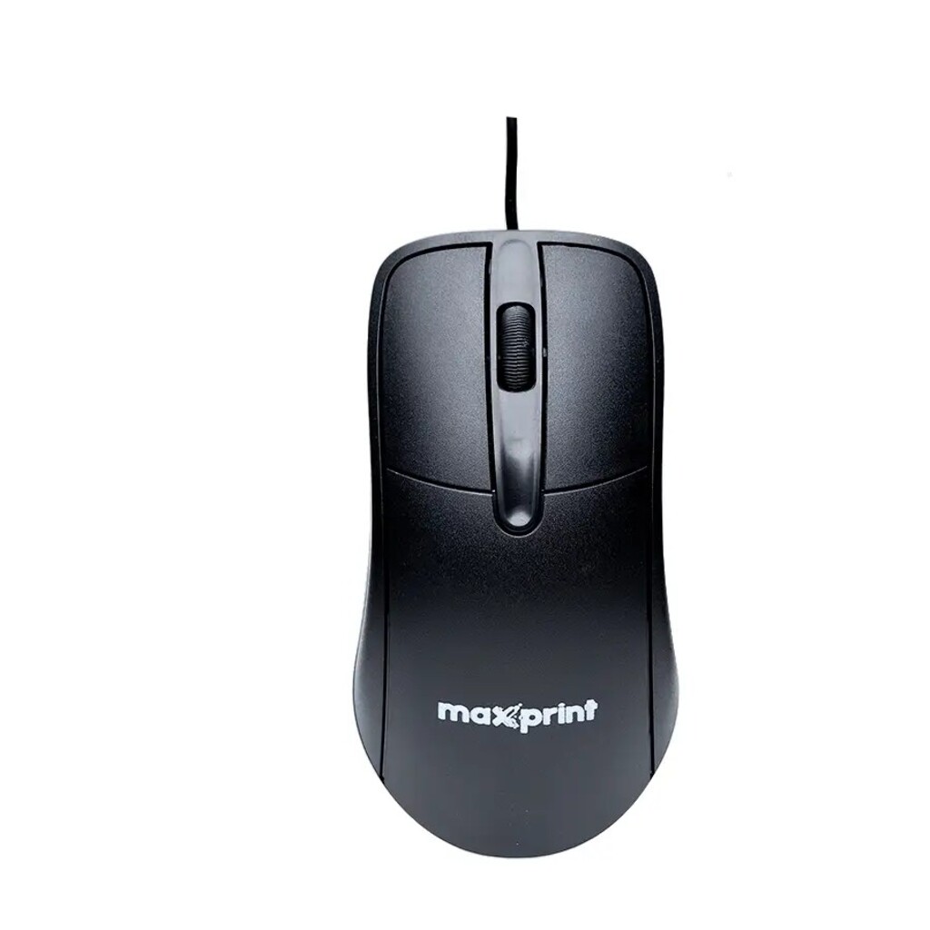Mouse USB Maxprint Office Easy 1200dpi Preto - 60000154