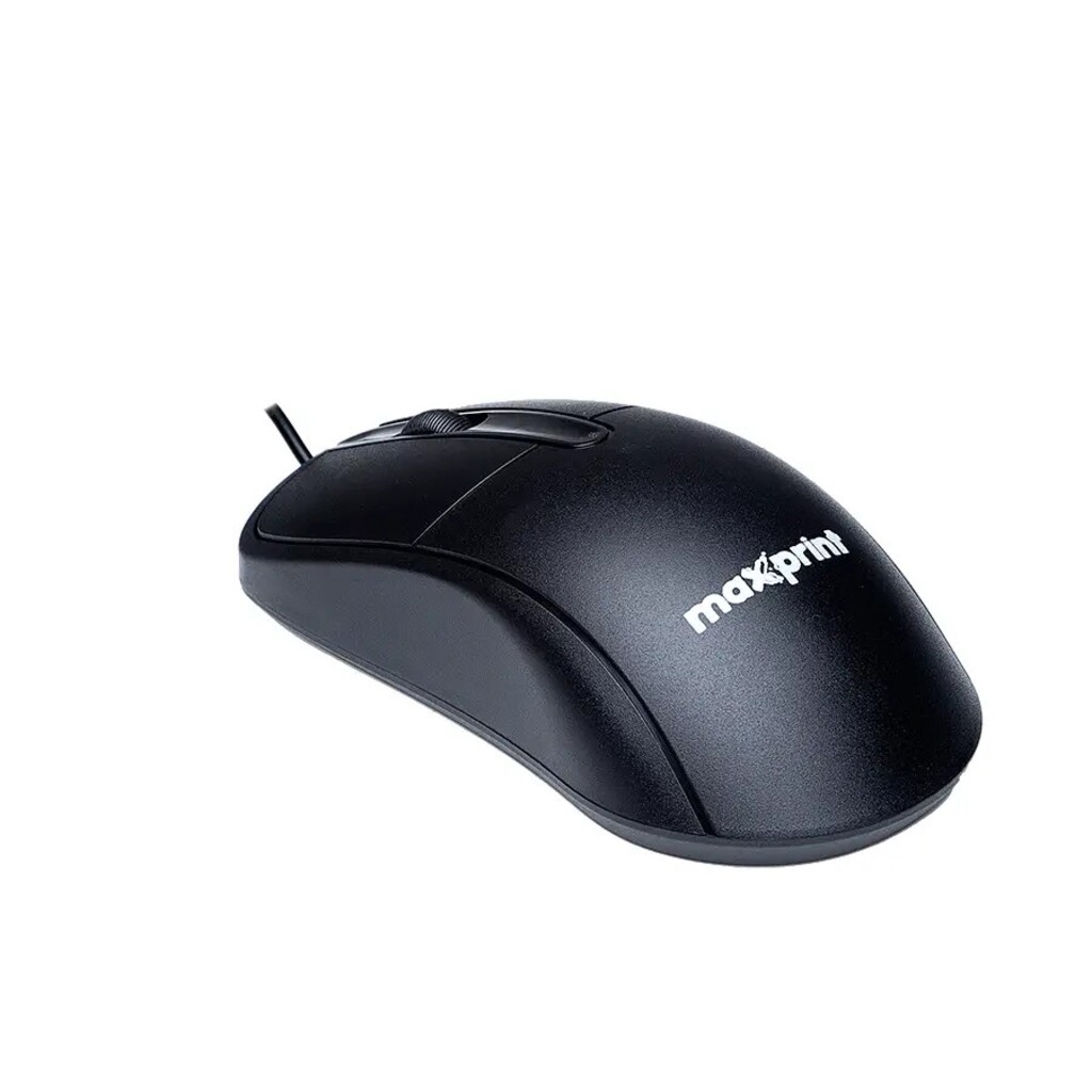 Mouse USB Maxprint Office Easy 1200dpi Preto - 60000154