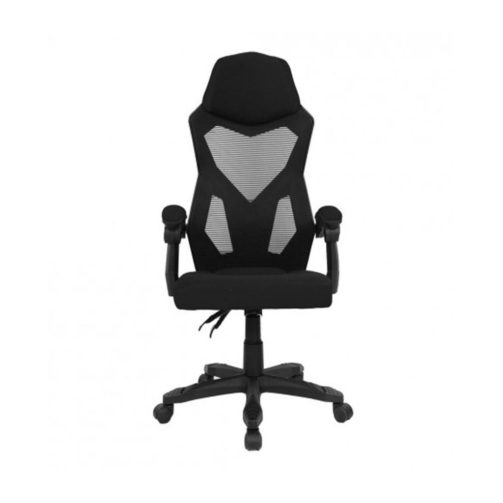Cadeira Giratória com Braço Estofada Tela Mesh Preto Relax Multi - GA211