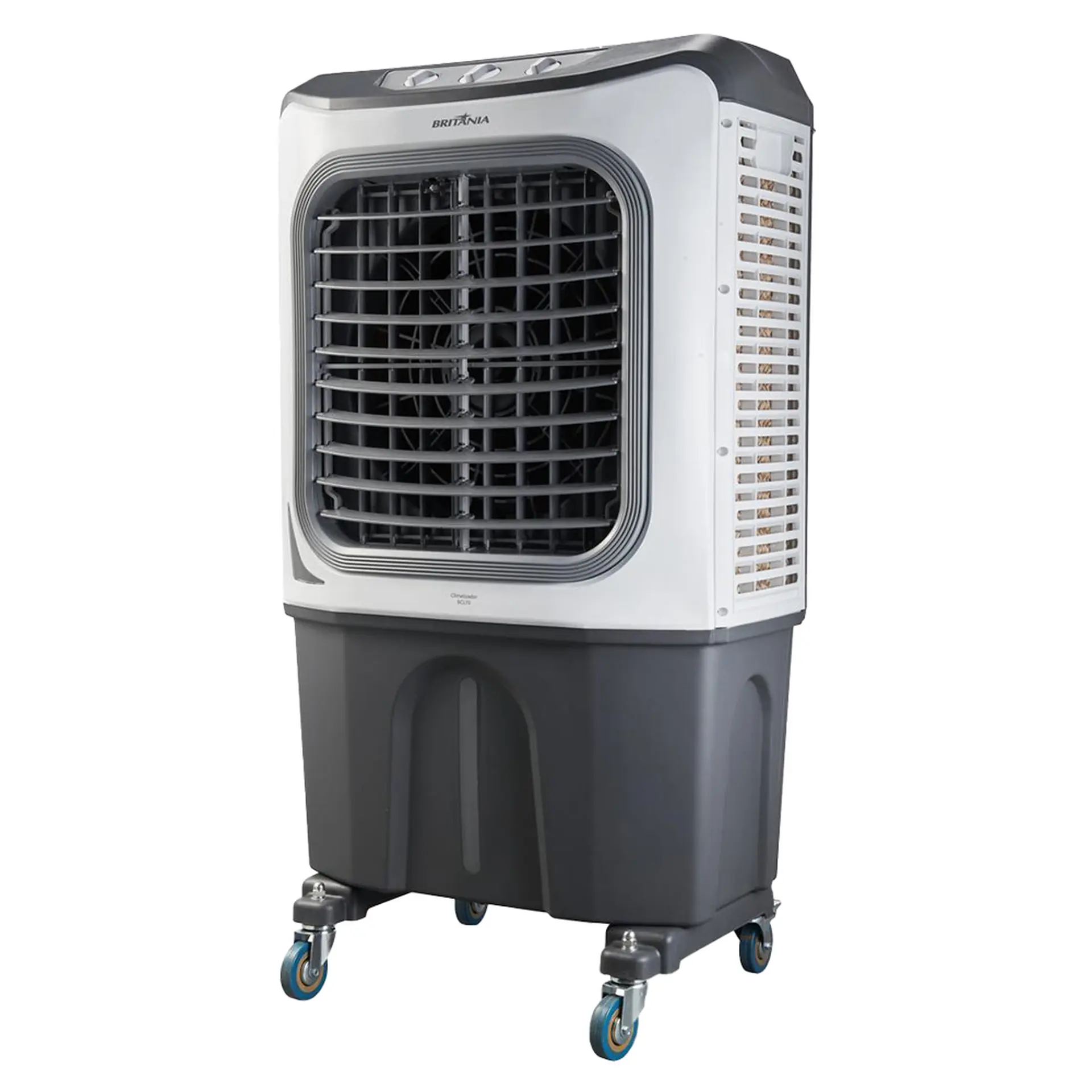 Climatizador de Ar Britânia BCL70 70L 3 Velocidades - Branco/Cinza - 110 Volts
