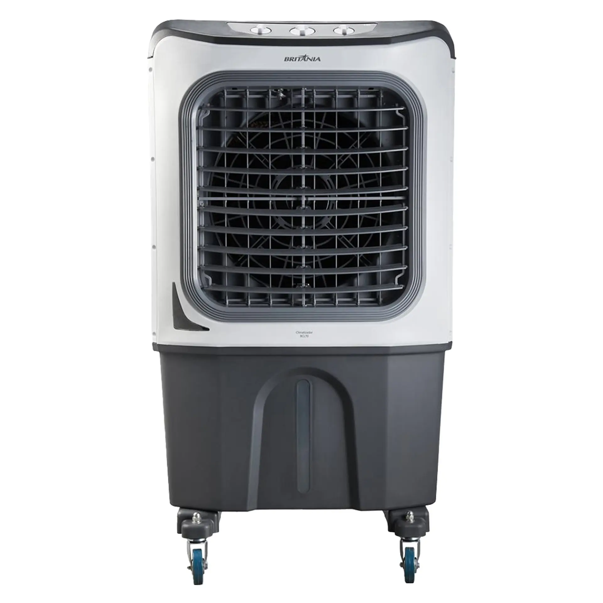 Climatizador de Ar Britânia BCL70 70L 3 Velocidades - Branco/Cinza - 110 Volts