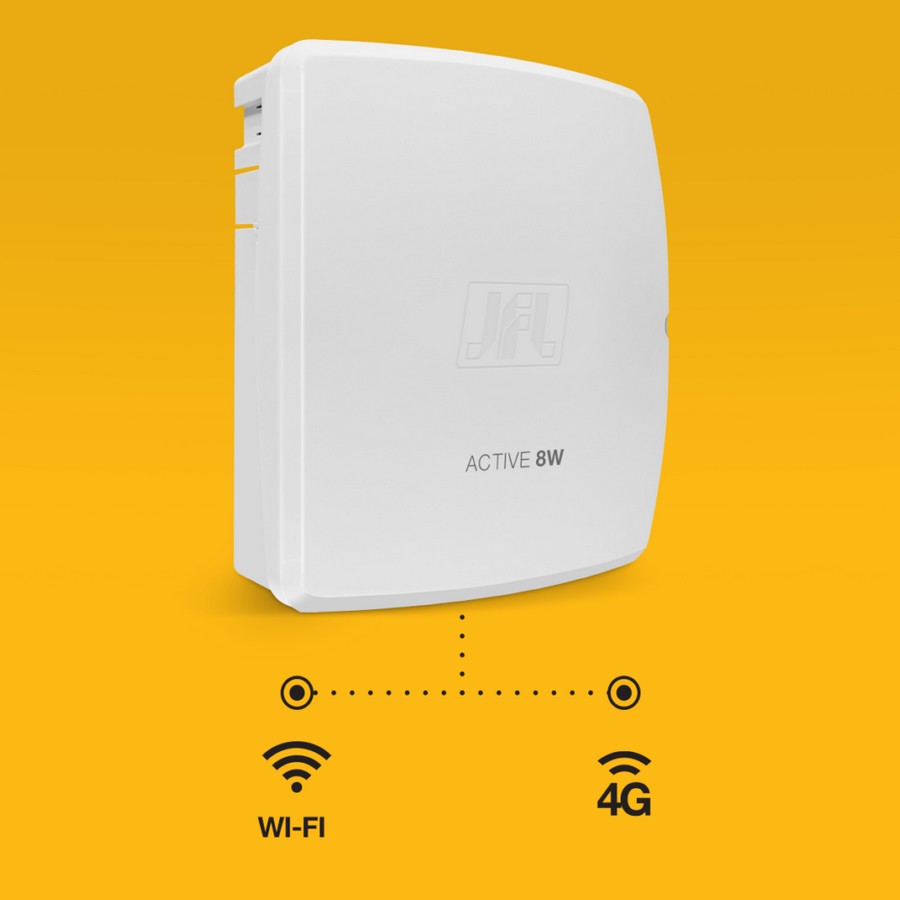 Central Alarme WIFI 32 Zonas Biv Ethernet Wi-Fi Bluetooth 4G ACTIVE8W 41182