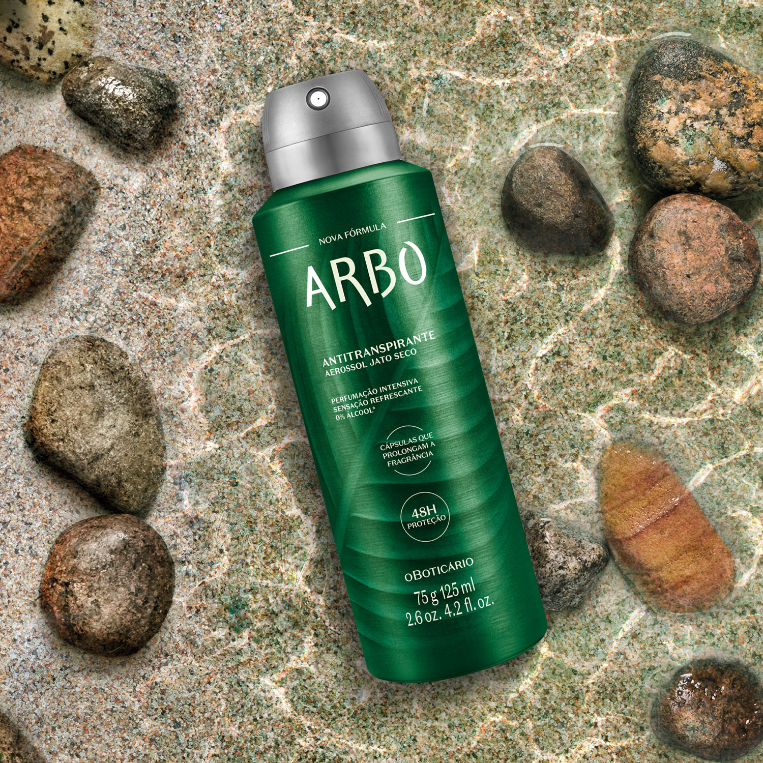 Desodorante Antitranspirante Aerossol Arbo 75g/125ml
