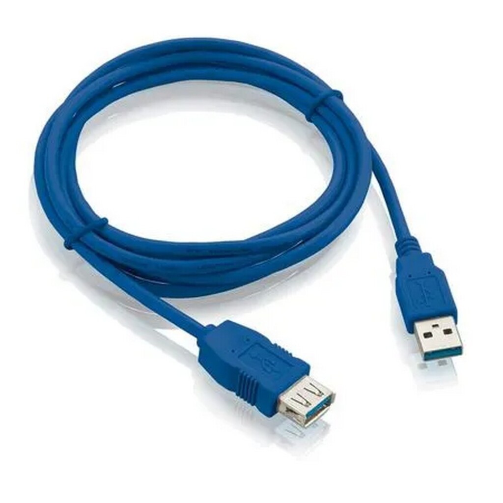 Cabo USB A-Macho - A-Fêmea 1,8 Metros 3.0 Azul Multilaser - WI210