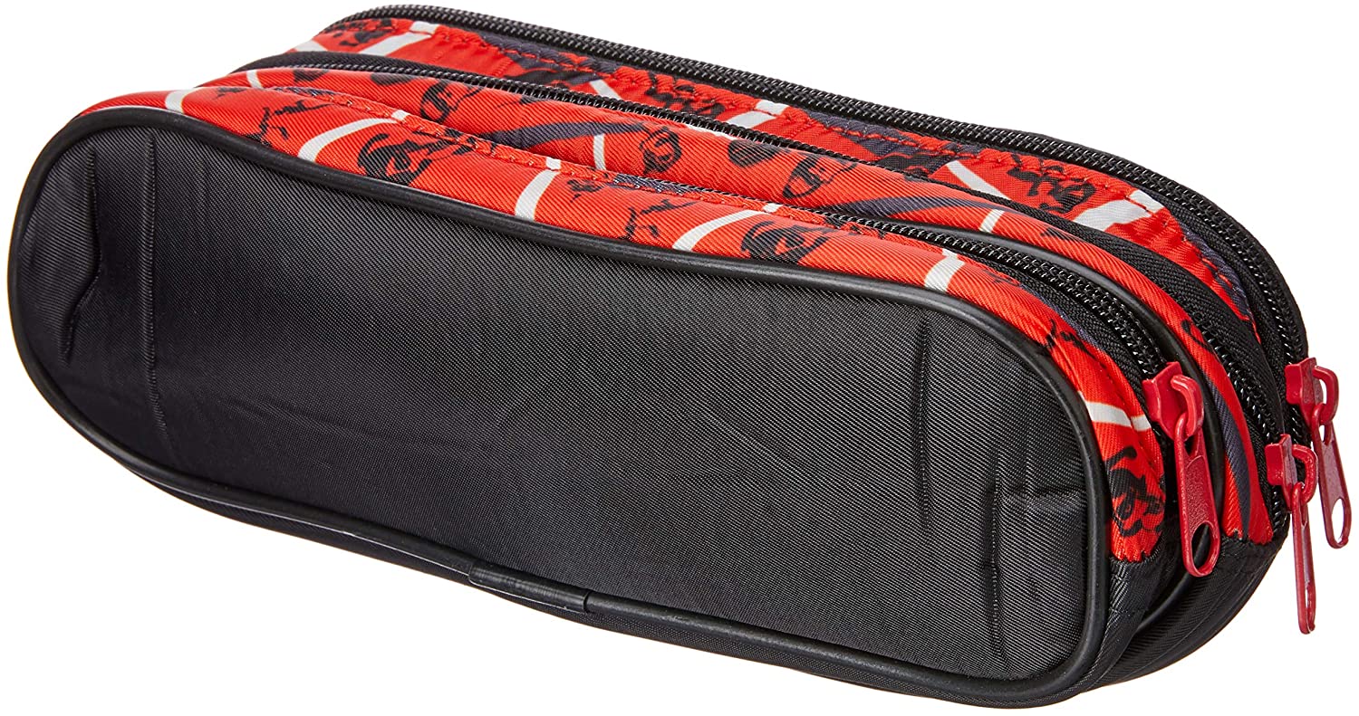 Estojo Escolar Dermiwil Soft Grande Os Incríveis 3 Divisórias