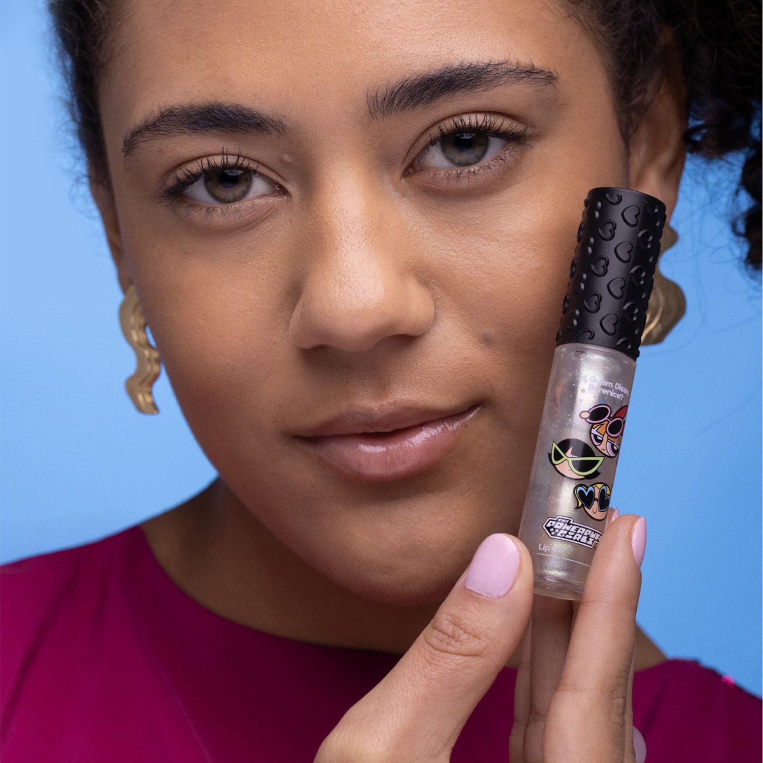 Lip Oil Translúcido É O Meu Jeito Skin. q QDB As Meninas Super Poderosas 9,5ml