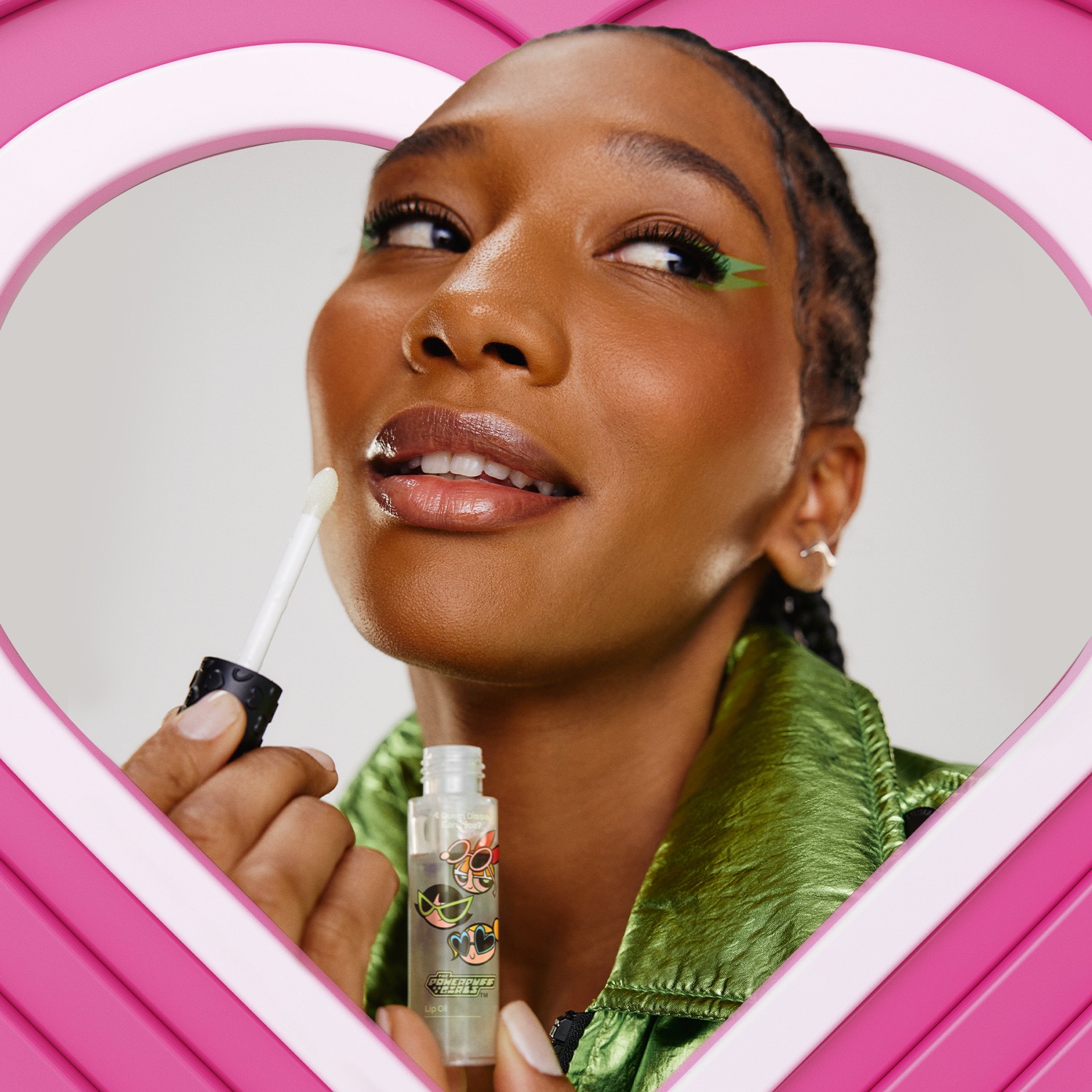 Lip Oil Translúcido É O Meu Jeito Skin. q QDB As Meninas Super Poderosas 9,5ml