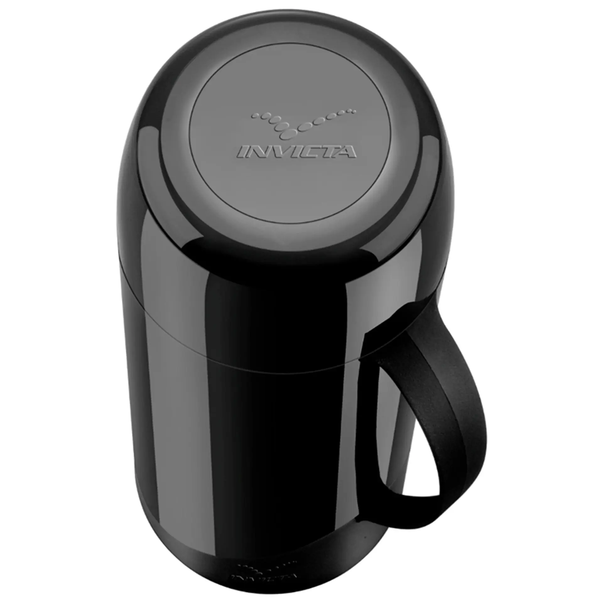 Garrafa Térmica Invicta Firenze 1L Rolha Ampola de Vidro - Preto