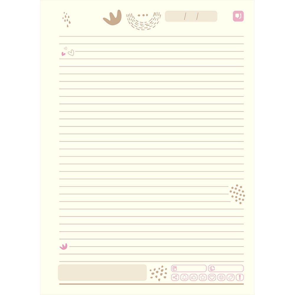 Caderno Universitário Capa Dura Espiral 10 Matérias 160 Fls 200x275 La Creme Free Spirit Unitário Jandaia 6901326