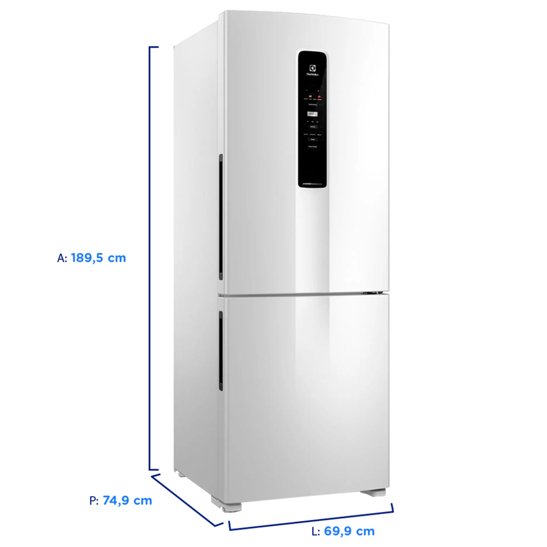 Geladeira Electrolux 490L Frost Free AutoSense Inverter IB7 - Branco - 110 Volts
