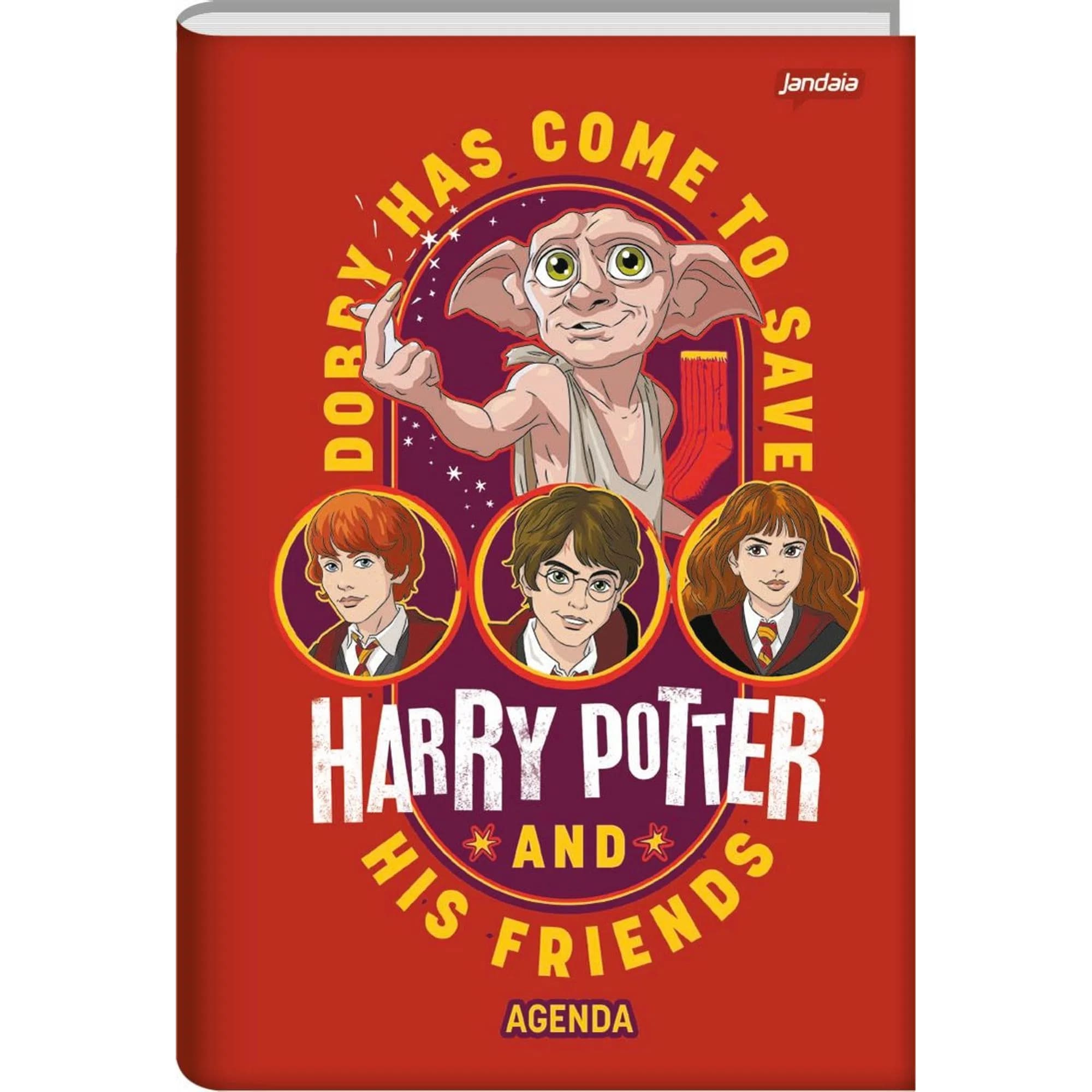 Caderno Brochura Jandaia Capa Dura Harry Potter 96 Folhas Sortido