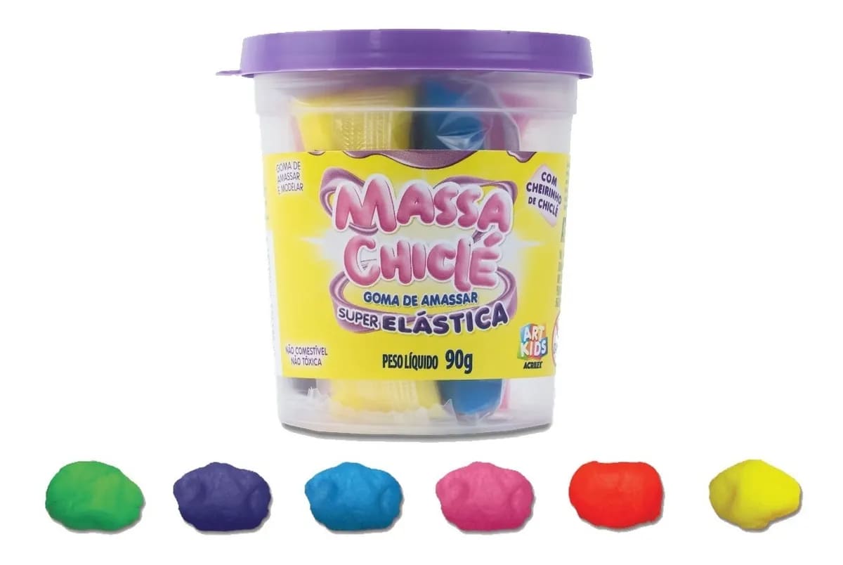 Massinha de Modelar Acrilex Chicle