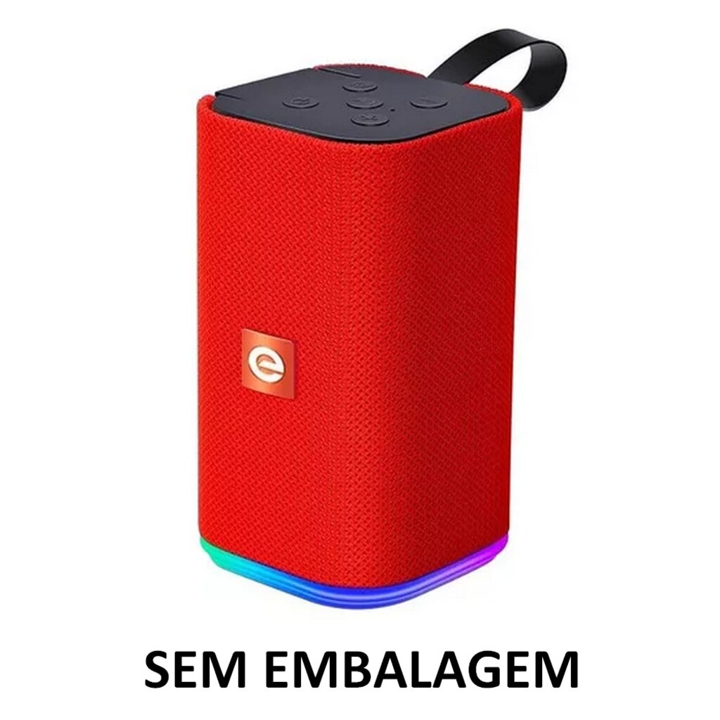 Caixa de Som Portátil Exbom 5W Bluetooth, Micro SD, Auxiliar e FM Preto - CS-M31BTL- 3452