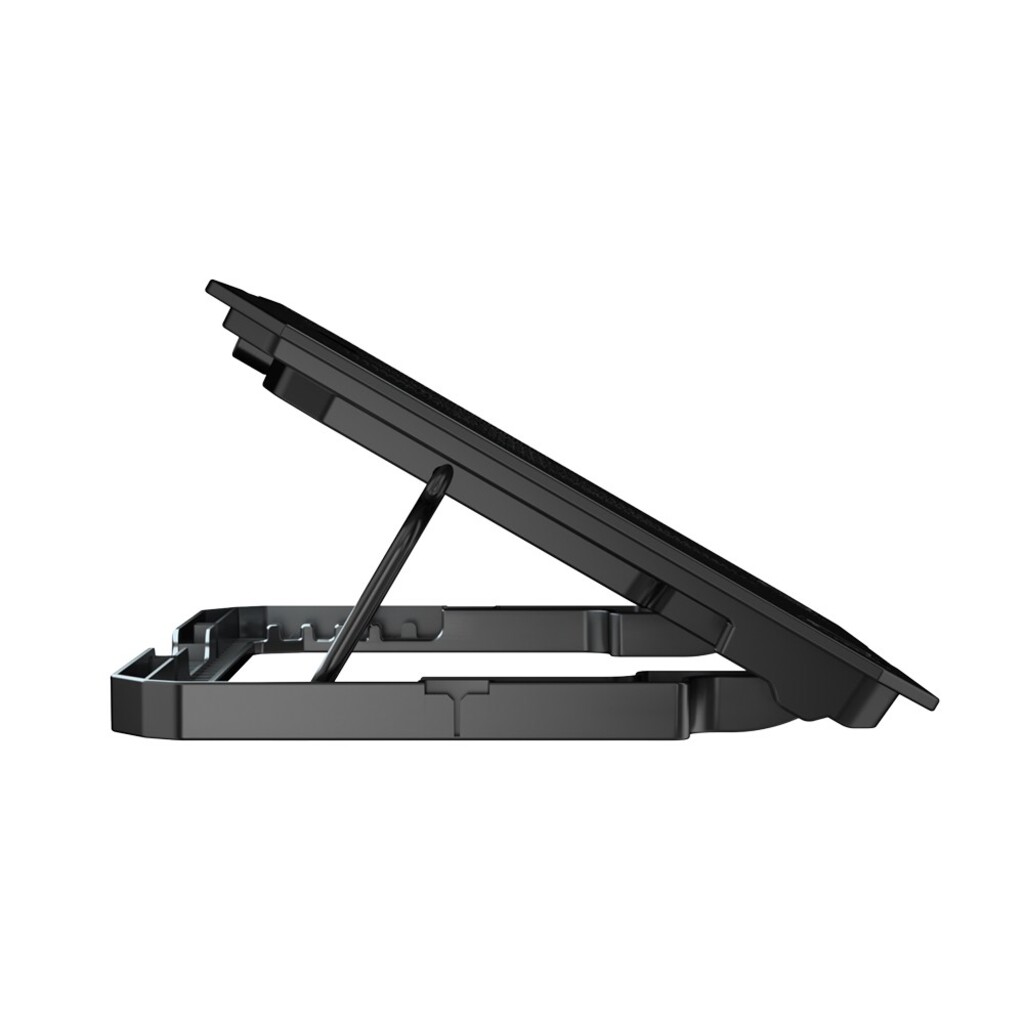 Base para Notebook até 15,6 Polegadas 2 Coolers e 1 Porta USB com Suporte para Smartphone Preto C3tech - NBC-40BK