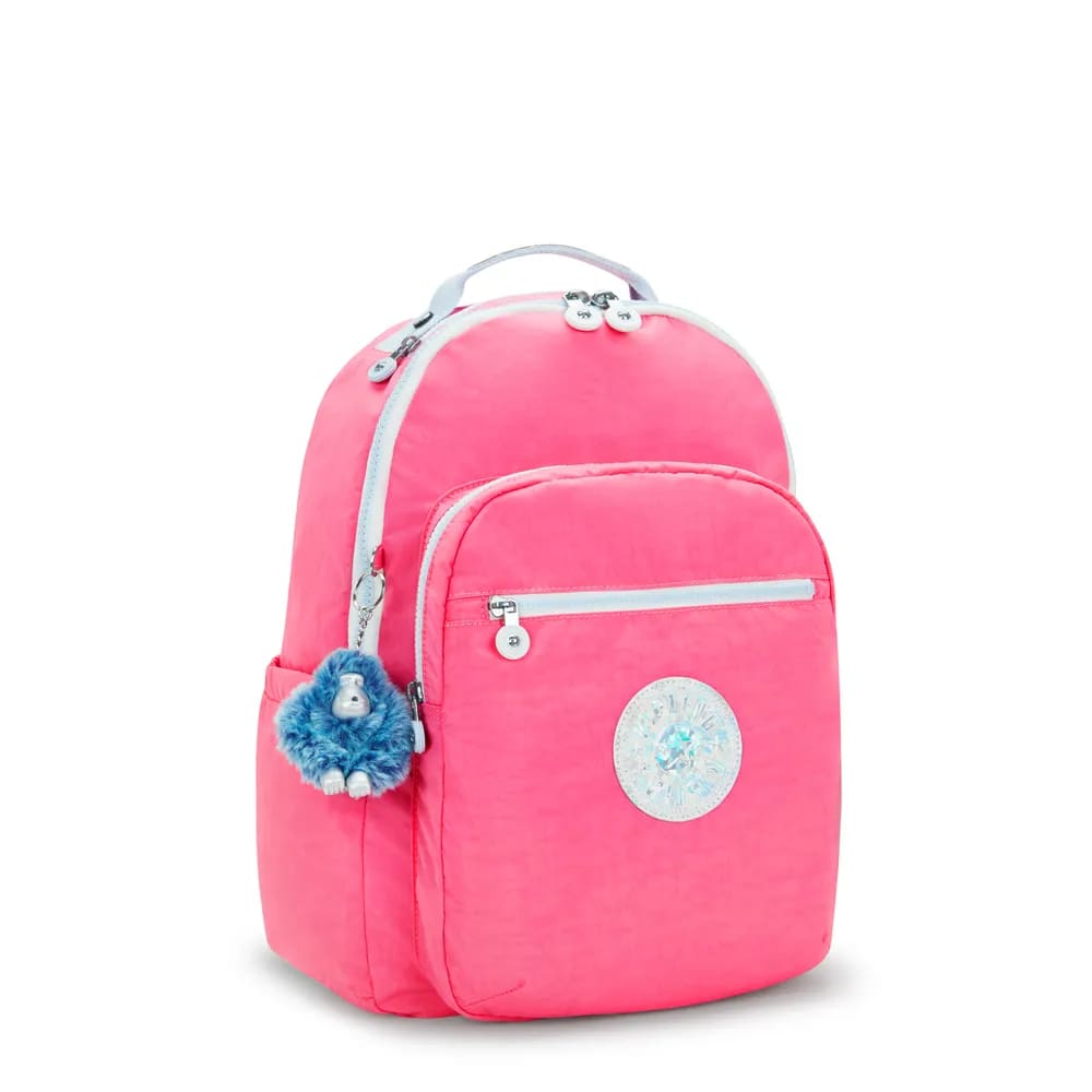 Mochila Kipling Seoul Happy Pink Mix Grande