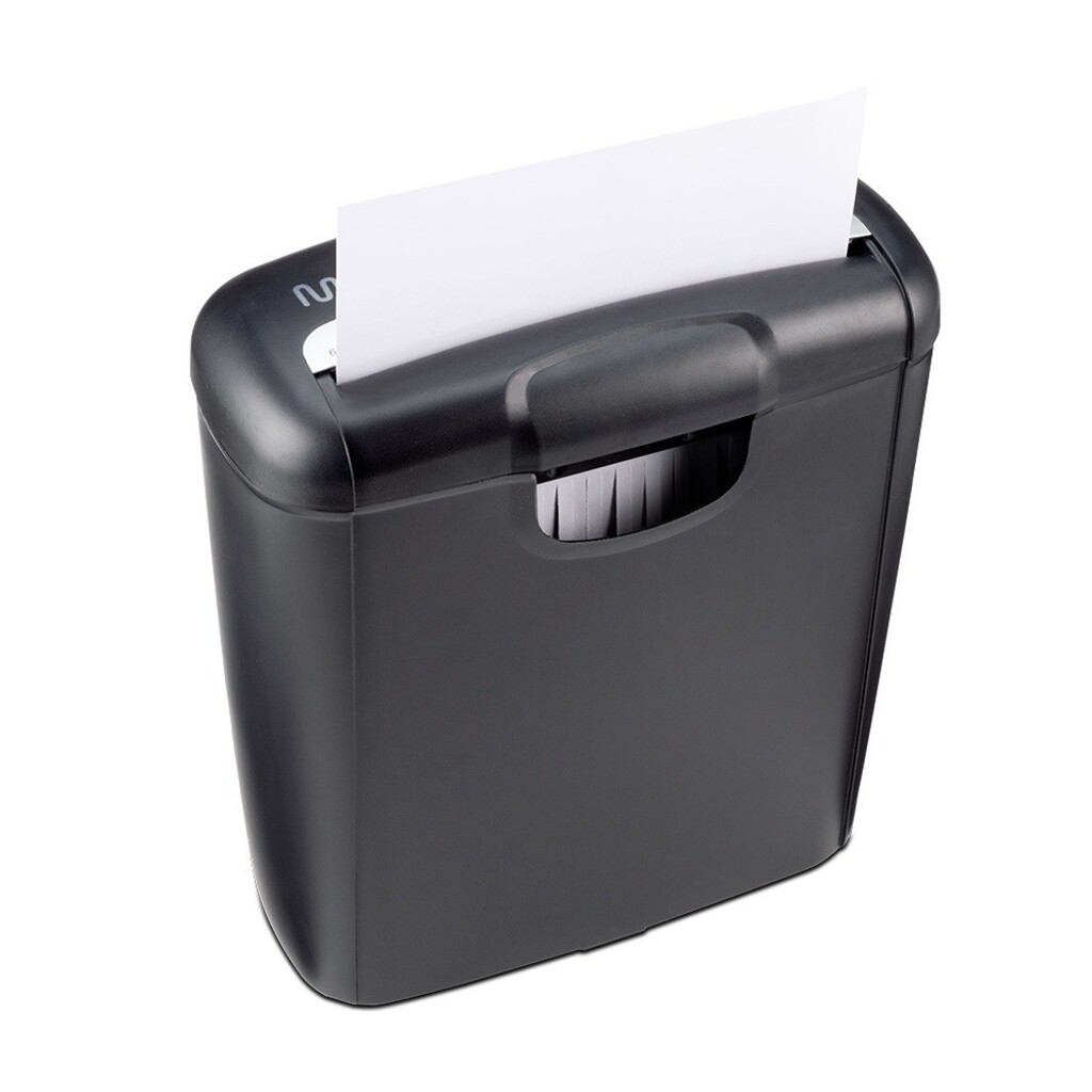 Fragmentadora de Papel 6 Folhas em Tiras 127V Preto Cesto 10L - OF009