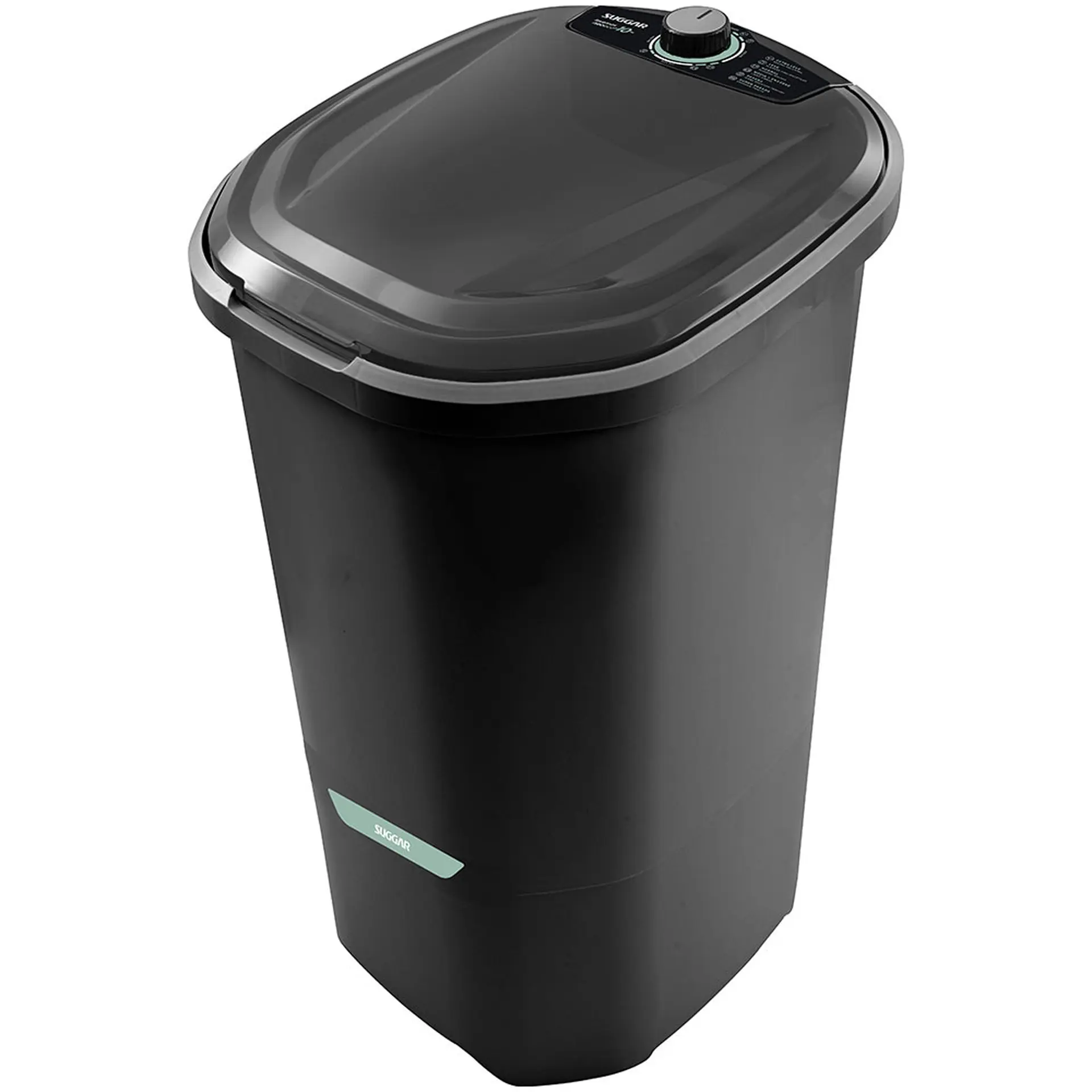 Tanquinho Suggar Lavamax Neo Eco 10kg Semiautomático com Timer LE101 - Preto - 110 Volts
