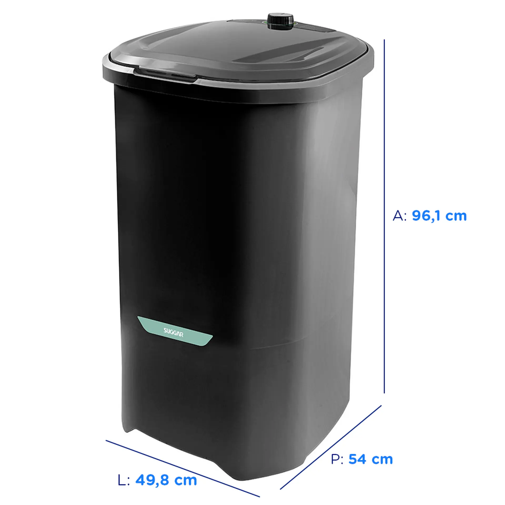 Tanquinho Suggar Lavamax Neo Eco 10kg Semiautomático com Timer LE101 - Preto - 110 Volts