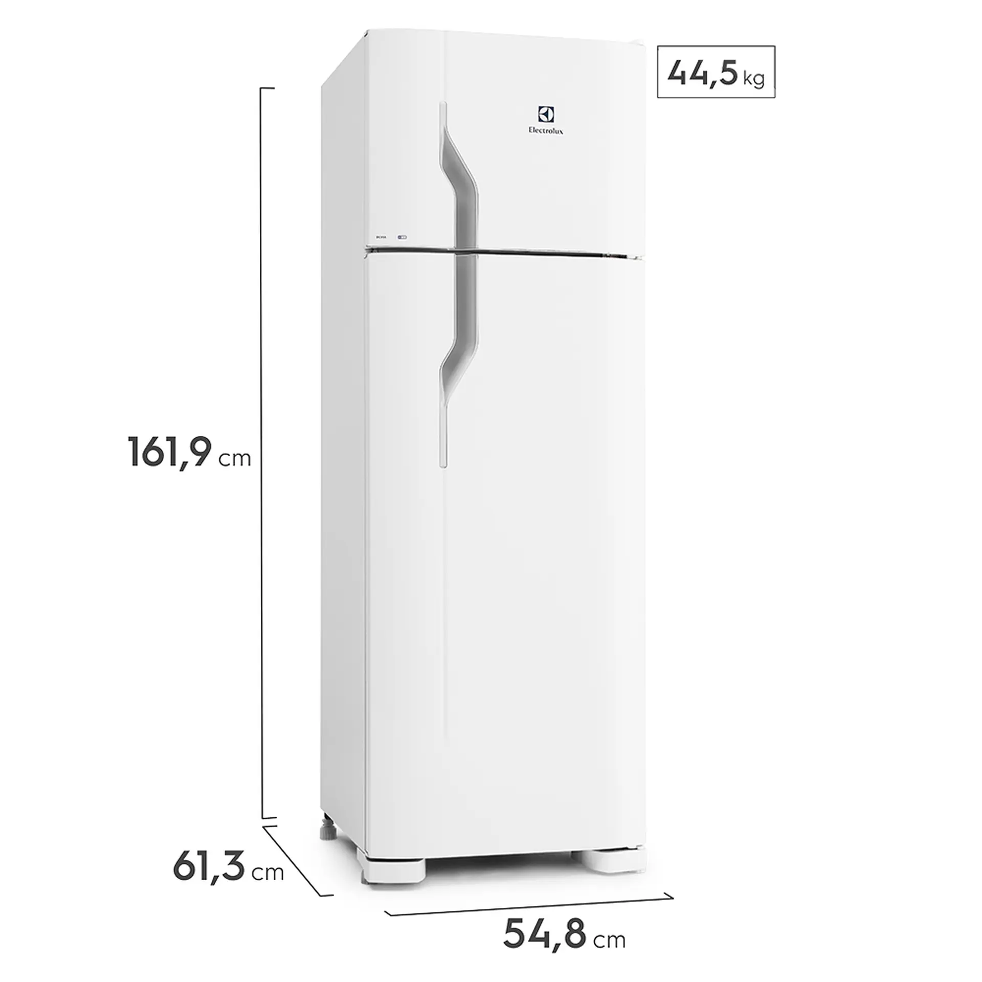 Geladeira Electrolux 260L Cycle Defrost Duplex DC35A - Branco - 110 Volts