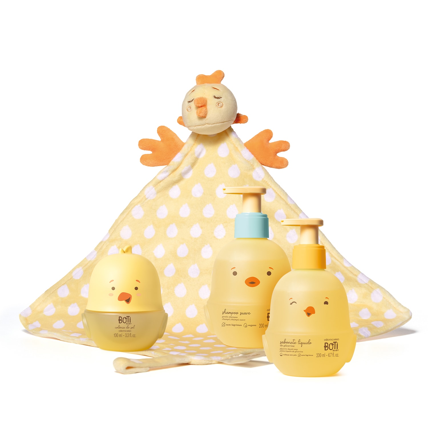 Combo Boti Baby Banho Completo (4 itens)