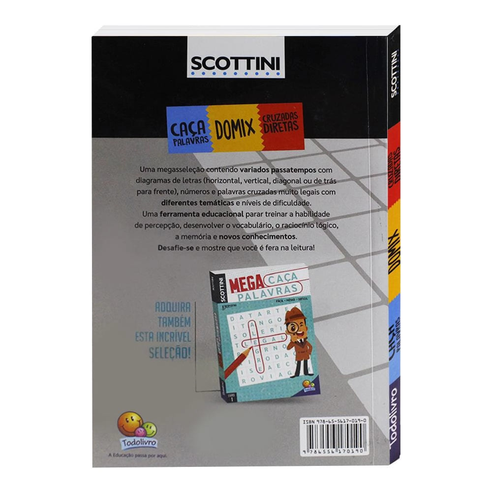Livro Todolivro Scottini Caça-Palavras Domix Cruz