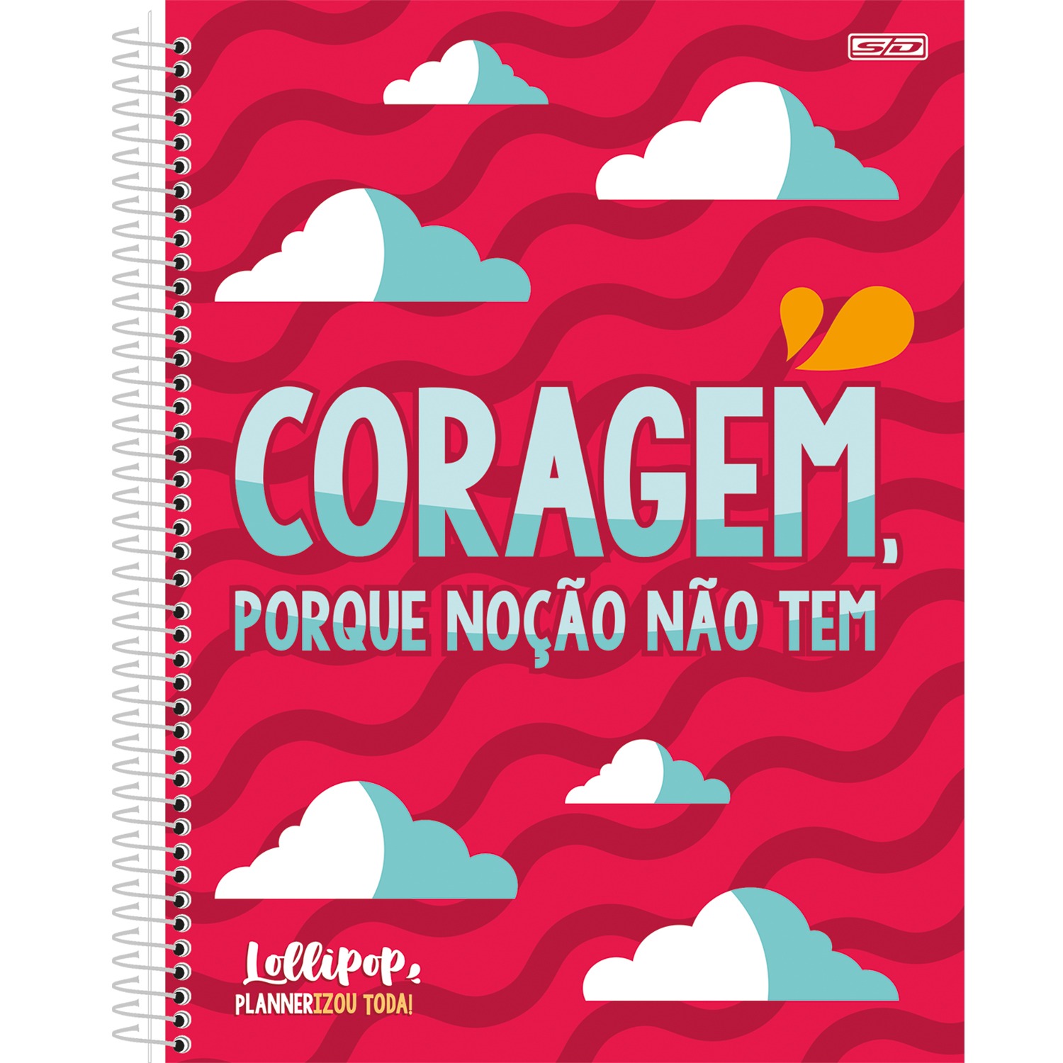 Planner São Domingos Lollipop Permanente Espiral 80 Folhas Sortido