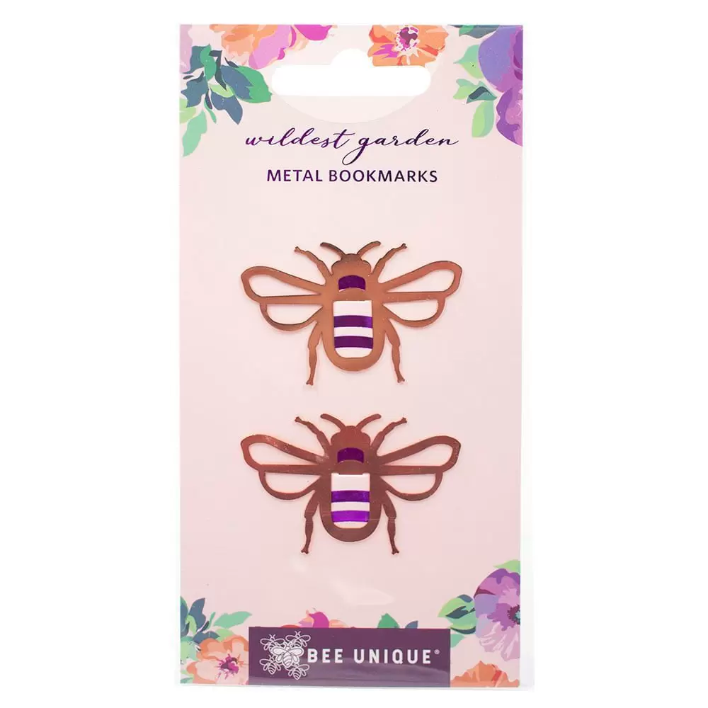 Clips Bee Unique Formato de Abelha com 2 Unidades Rose