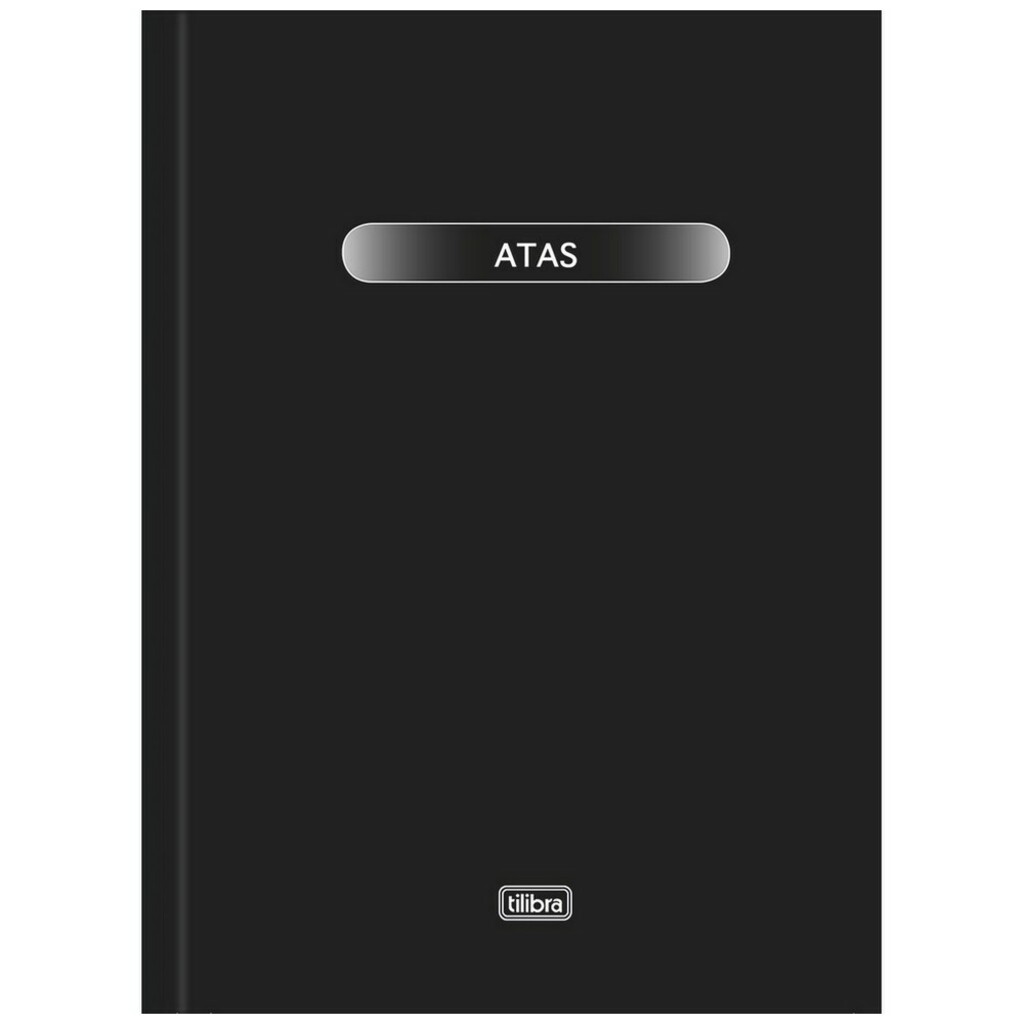 Livro Atas Capa Dura Costurado 50 Fls 200x298 Sem Margem - Pacote com 10 Unidades - Tilibra - 120588