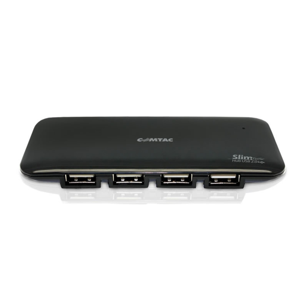 Hub USB 2.0 7 Portas Comtac Slim Preto - 24129249