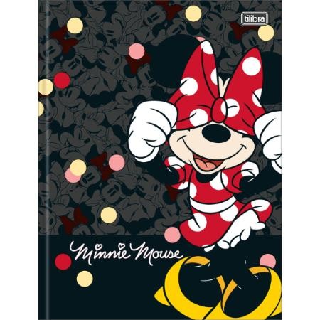 Caderno Brochura Tilibra Minnie Capa Dura 80 Folhas Sortido