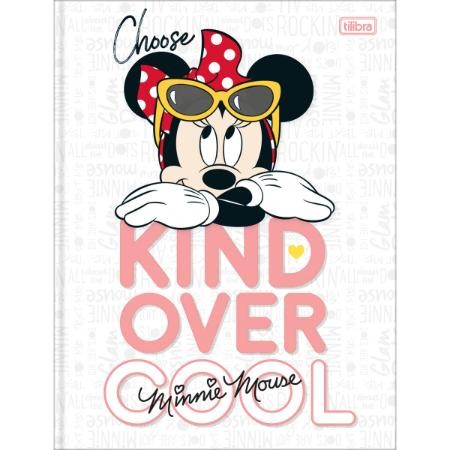 Caderno Brochura Tilibra Minnie Capa Dura 80 Folhas Sortido