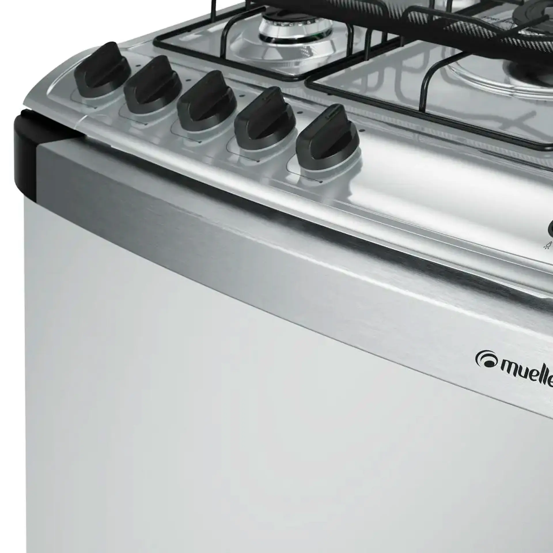 Fogão Mueller Decorato 5 Bocas Automático Tripla Chama Forno 98L - Inox - Bivolt