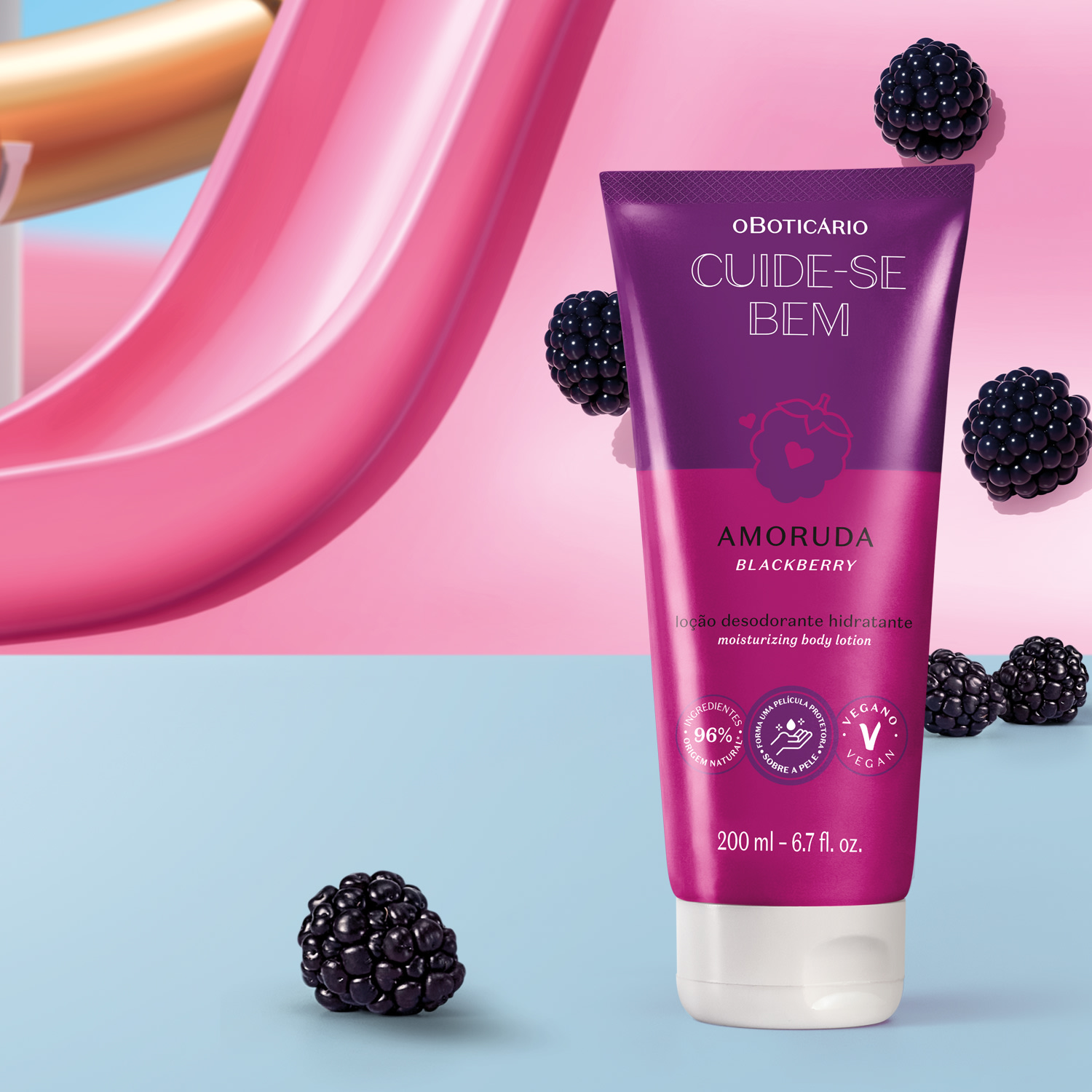 Loção Hidratante Desodorante Corporal Cuide-se Bem Amoruda 200ml