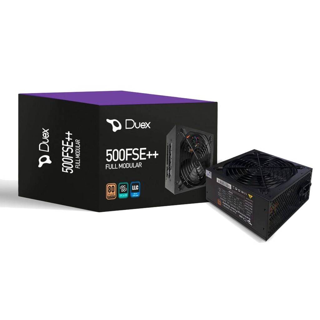 Fonte para Micro Computador ATX 500W Real Duex DX 500FSE com Cabo de Força