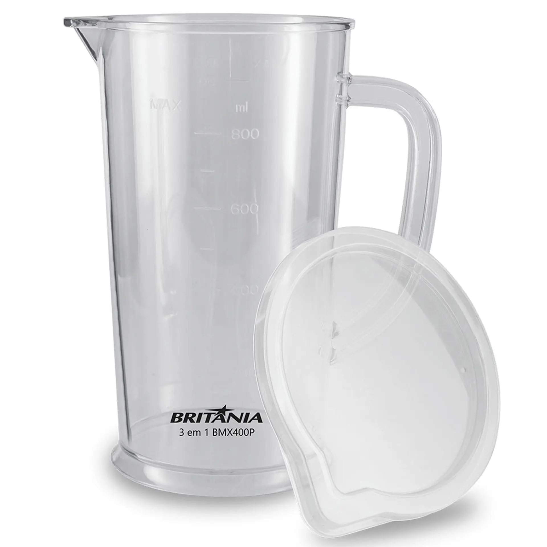 Mixer Britânia BMX400P 3 em 1 com Jarra 2 Velocidades 500W - Preto - 110 Volts