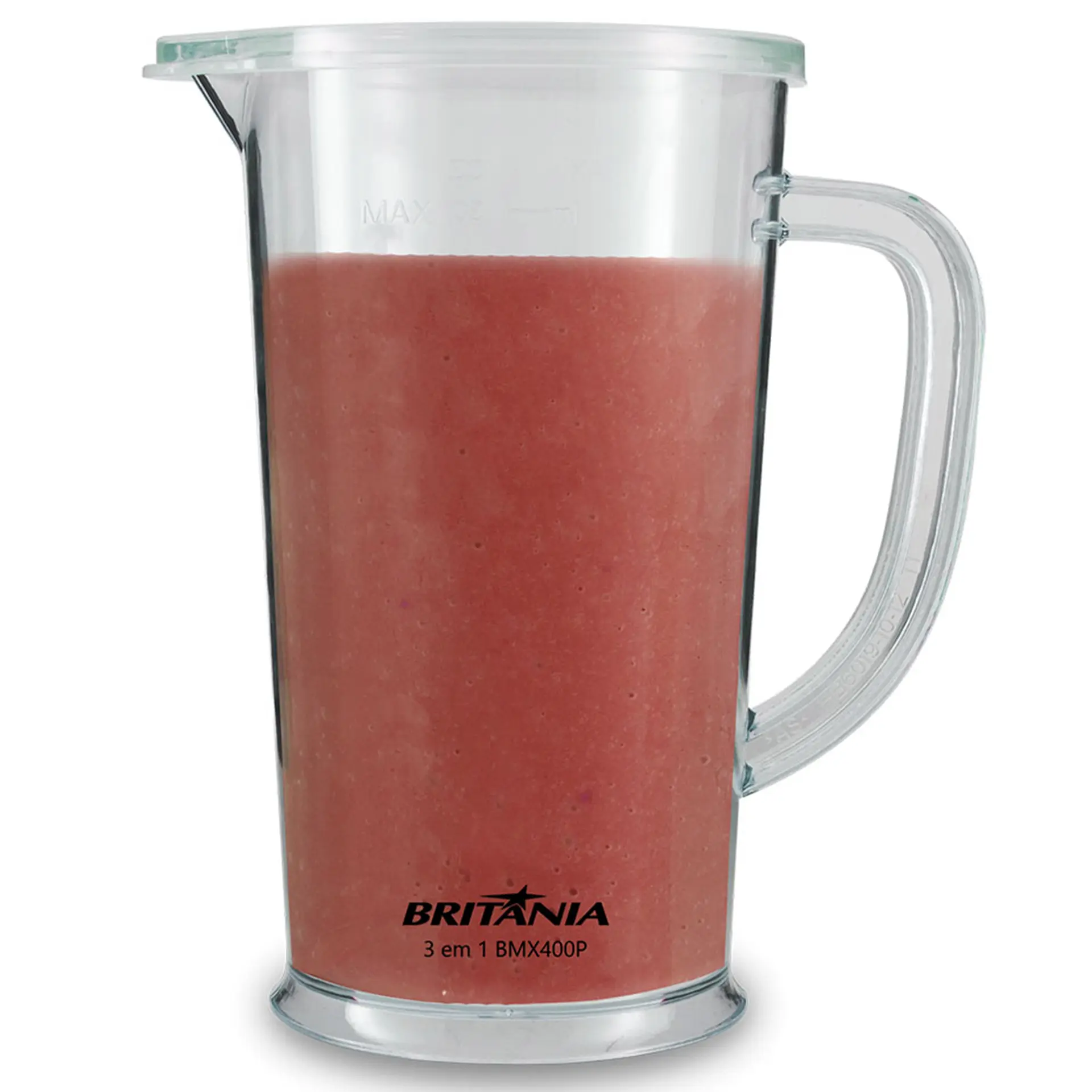 Mixer Britânia BMX400P 3 em 1 com Jarra 2 Velocidades 500W - Preto - 110 Volts