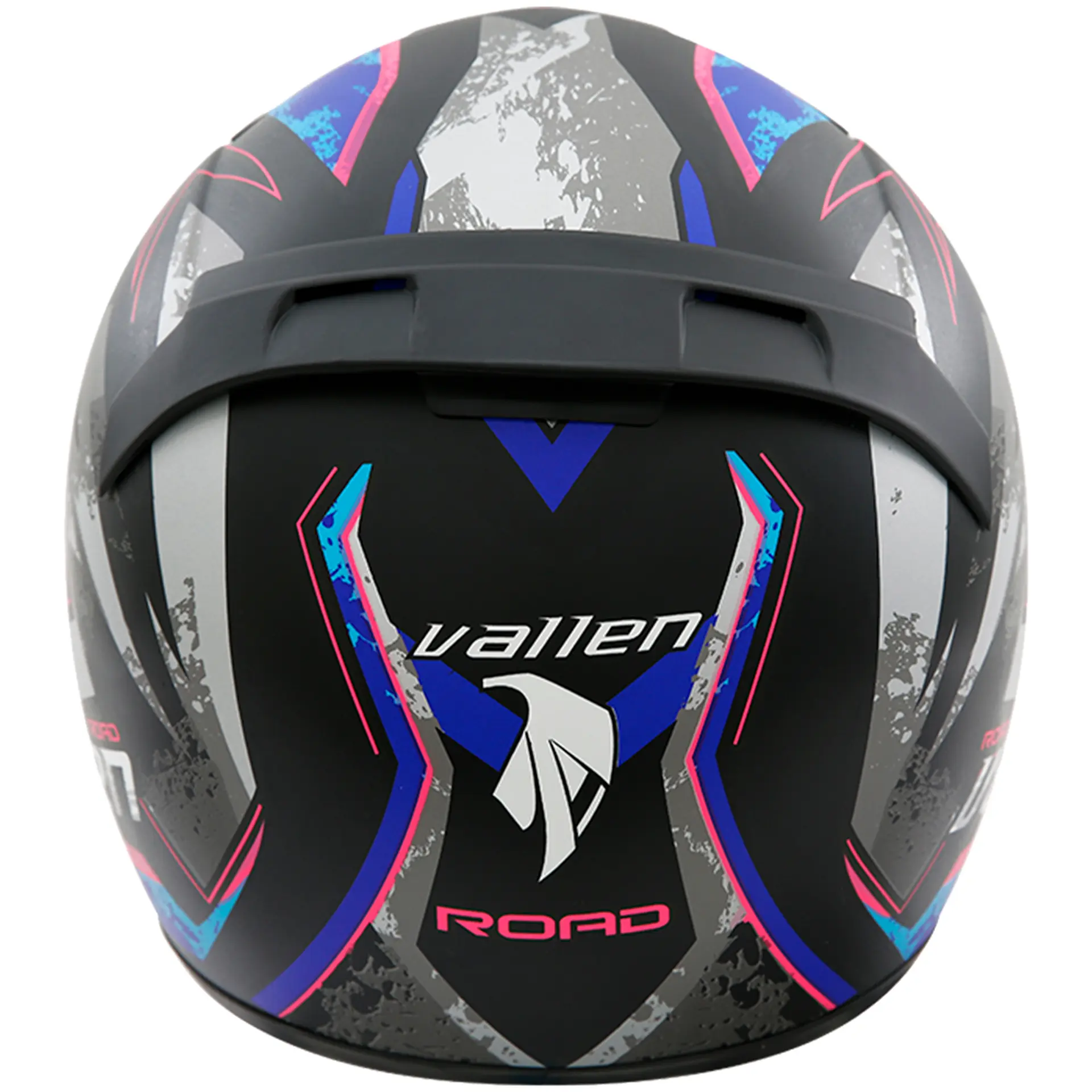 Capacete de Moto Fechado 58 Gow Vallen Road com Engate Rápido - Pink/Azul Fosco