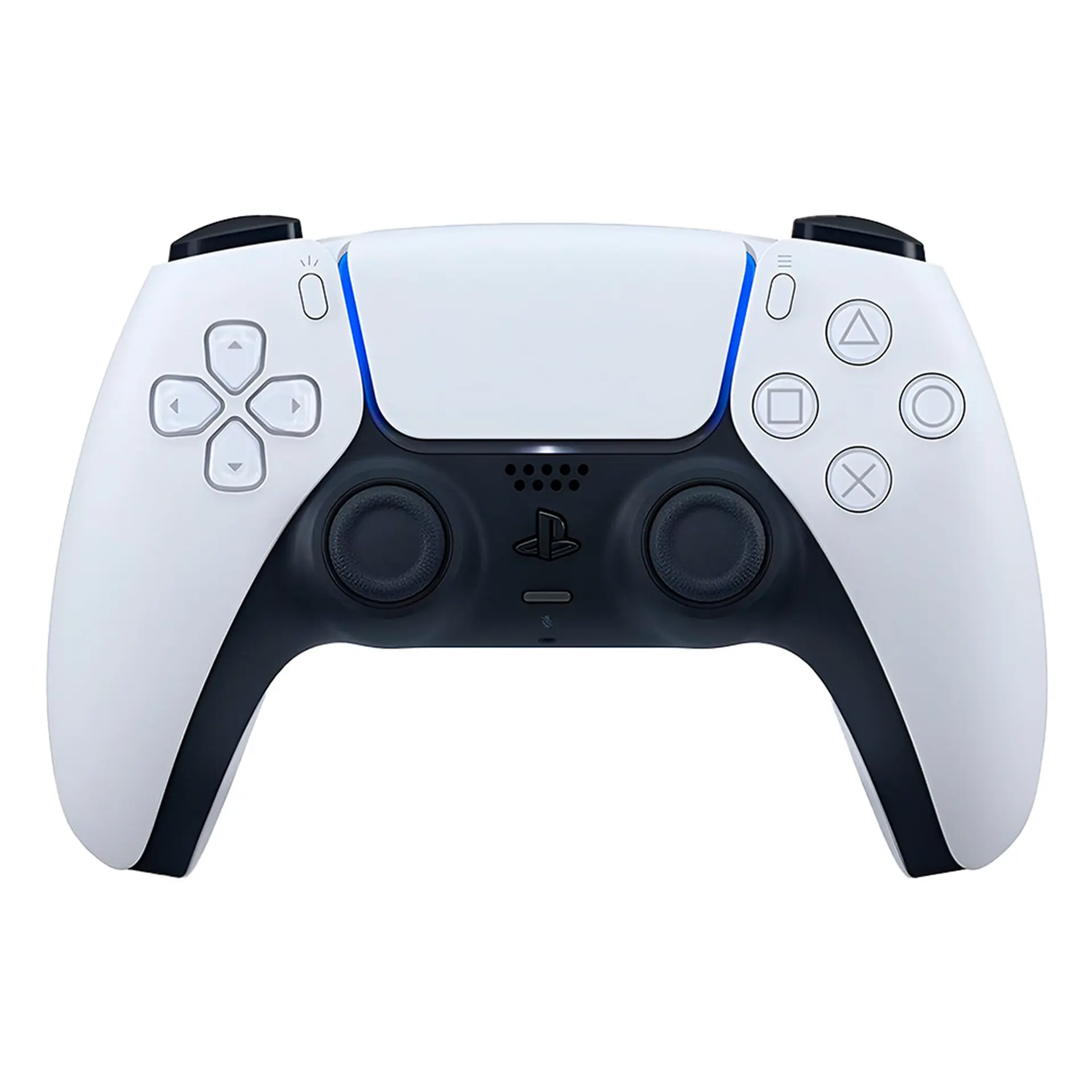 Controle Sony Dualsense Sem Fio PlayStation 5 com Resposta Tátil - Preto/Branco