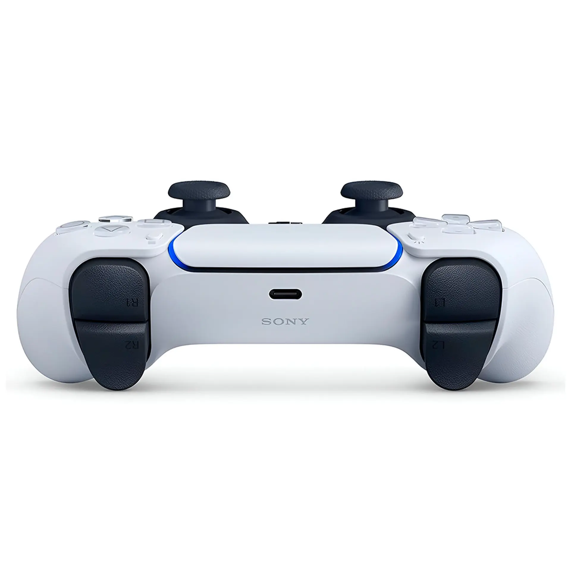 Controle Sony Dualsense Sem Fio PlayStation 5 com Resposta Tátil - Preto/Branco