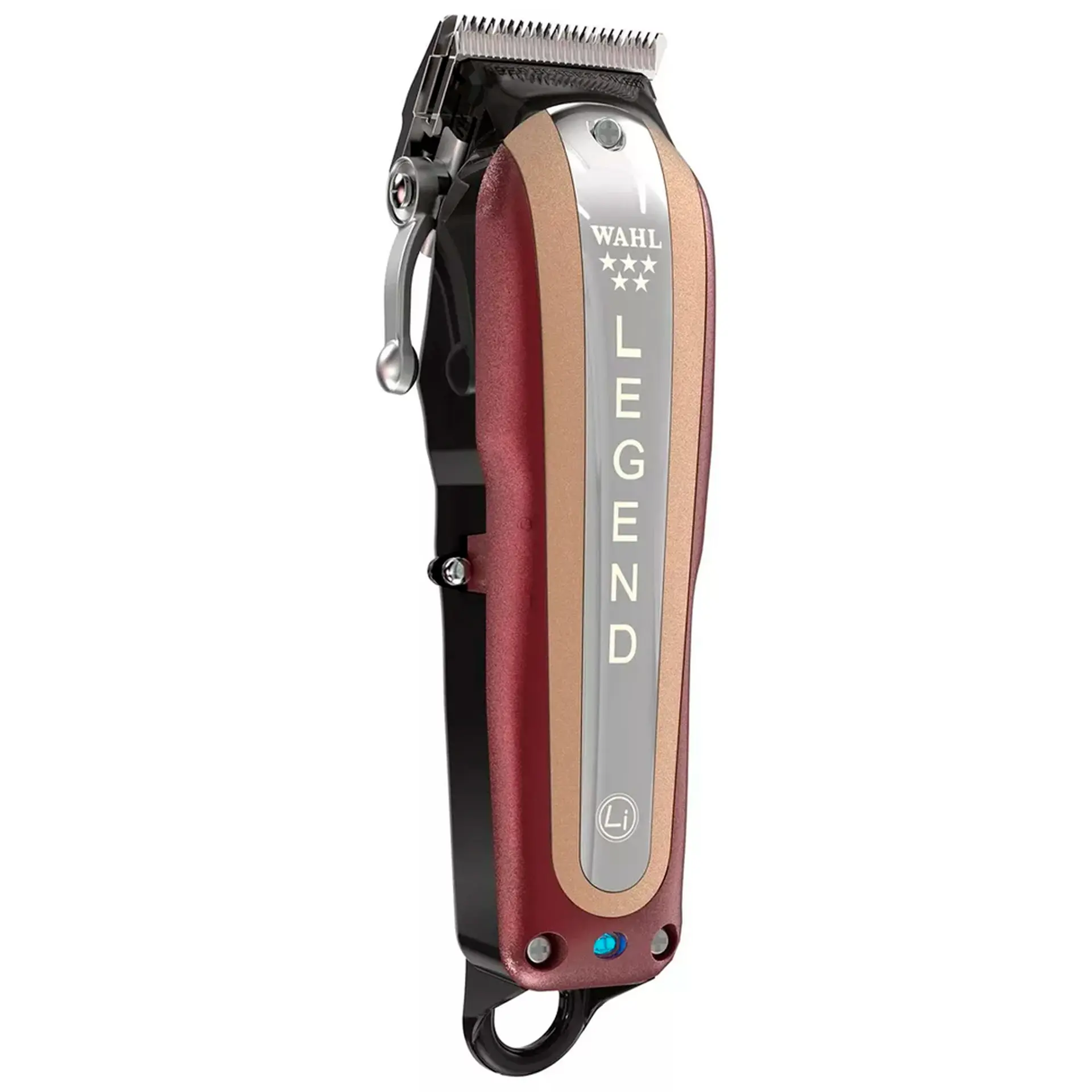 Máquina de Cortar Cabelo Wahl Legend Cordless com 8 Pentes - Vermelho - Bivolt