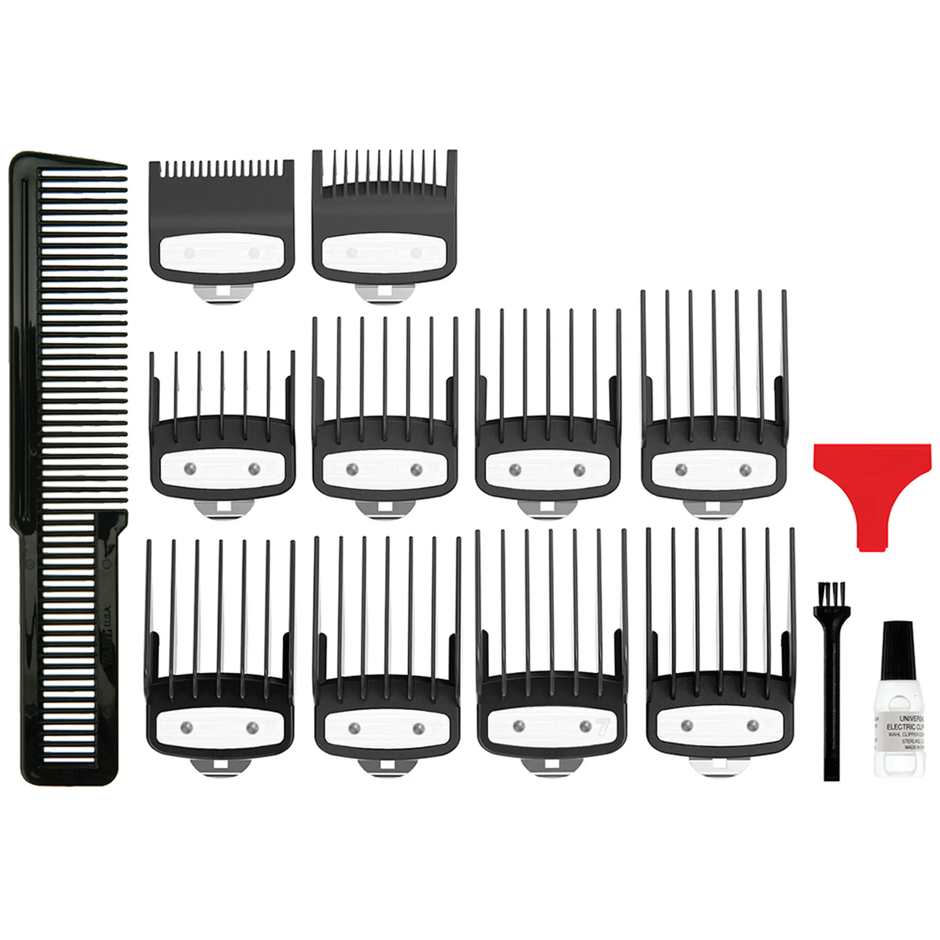 Máquina de Cortar Cabelo Wahl Legend Cordless com 8 Pentes - Vermelho - Bivolt