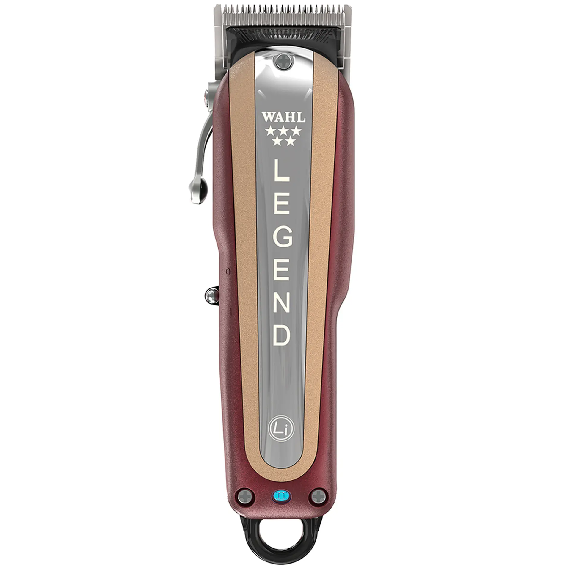 Máquina de Cortar Cabelo Wahl Legend Cordless com 8 Pentes - Vermelho - Bivolt